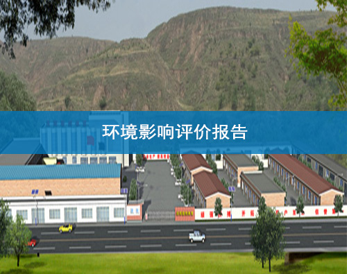 环境影响评价报告 环境影响评价报告